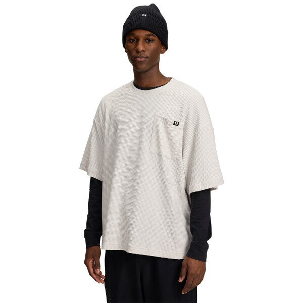 Mikina Under Armour Rival Waffle Crew White XL