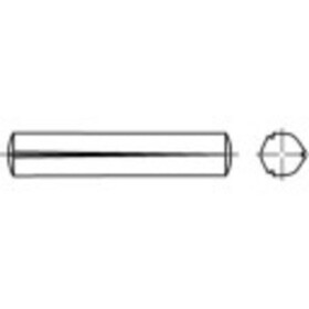 TOOLCRAFT 135935 kužeľový ryhovaný kolík (Ø x d) 2.5 mm x 20 mm ocel 250 ks; 135935