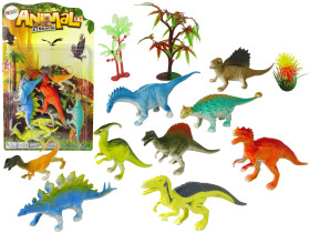 Mamido Sada farebných figúrok dinosaurov, 9 kusov