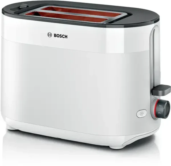 BOSCH TAT2M121 MyMoment biela / Hriankovač / 950 W / 2 sloty / 6 stupňov opečenia / rozmrazovania (TAT2M121)