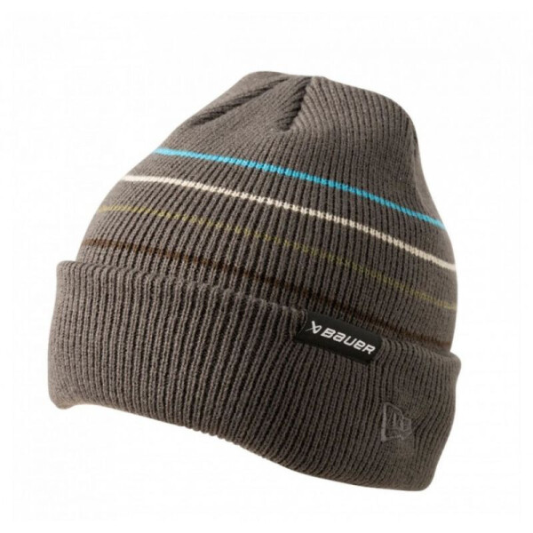 Zimná čiapka Bauer NE Striped Toque 1062316 šedá