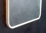 SAPHO - FLOAT LED podsvietené zrkadlo 60x80cm, biela 22572