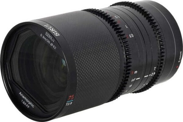 Sirui Sirui Anamorphic Lens Saturn 75mm T2.9 1.6x Carbon Fiber Full Frame E-Mount (Neutral Flare)