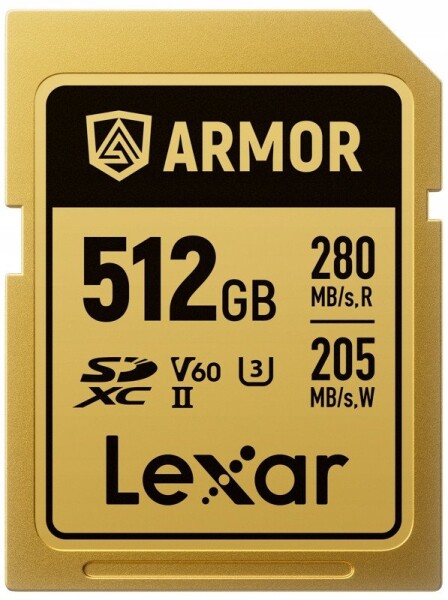 Lexar Armor Gold SDXC 512 GB Class 10 UHS-II/U3 V60 (LSDAMGL512G-RNNNG)