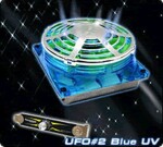 THERMALTAKE A2218 UFO FAN Blue UV / Vetráčik 90x90x38mm / 1300-3600RPM (A2218)