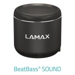 Lamax Sphere2 Mini čierna / bluetooth reproduktor / 5W / 400 mAh / Bluetooth 5.1 / nabíjanie USB-C (LXWSMSPR2MCBA)