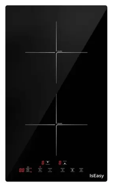 IsEasy LI2V-22 čierna / Indukčná varná doska / 3400 W / 2 varné zóny / 9 stupňov výkonu (LI2V-22)