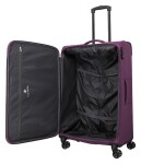 Veľký textilný kufor na kolieskach Travelite Priego L Berry