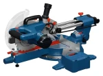 BOSCH GCM305-216S s vytiahnutím / Pokosová píla / O 216 mm / posuvná lišta / 5 280 ot/min / LED (0601B61001)
