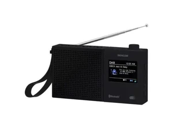 Sencor SRD 7790B ČIERNA / Prenosné rádio / DAB+ / FM / Bluetooth / USB (8590669391318)