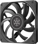 Silverstone SST-AS120B čierna/priehľadná / Ventilátor pre PC skriňa / 120 mm / PWM / 1800 ot./min (SST-AS120B)