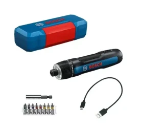 BOSCH Go 3 Professional / Aku skrutkovač s príslušenstvom / 3.6V / 396 ot-min / USB kábel (06019H2201)