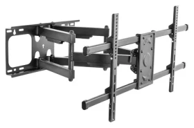 Equip 37"-90" čierna / Nástenný držiak TV / Výsuvný s 5 kĺbmi / VESA 800x400 / nosnosť 75 kg (650324)