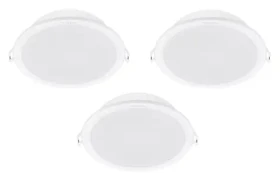 Meson vstavané LED svietidlo biela, 3 ks / Vstavané LED svietidlo / 5,5 W / 4000K / 9cm (SKL000532620)