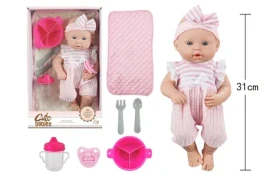 TEDDIES Bábika bábätko s doplnkami