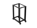 Lanberg Open Rack 22U čierna / Otvorený rack / 600 × 1000 mm / nosnosť 600 kg (OR01-6022-B)