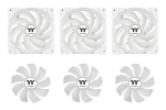 Thermaltake MAGFloe 420 Ultra ARGB Sync Snow Edition biela / AIO vodný chladič CPU / 3x 140 mm / 2000 RPM / 34,5 dB (CL-W452-PL14SW-A)