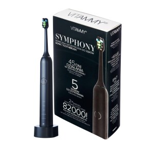 VITAMMY SYMPHONY Black Sonická zubná kefka s vysokou vibračnou silou