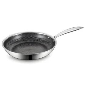 Voštinová panvica MR-1214-26 26 cm / Panvica / Nerez, hliník / Indukcia / Nepriľnavý povrch / Do rúry 260°C (MR-1214-26)