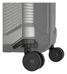 Veľký škrupinový kufor Travelite Millennium L Silver