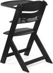 KINDERKRAFT SELECT Stolička jedálenská Enock Black, Premium