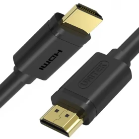 Unitek Kábel HDMI čierna / Kábel HDMI / 2 m / pozlátené konektory (Y-C138M)