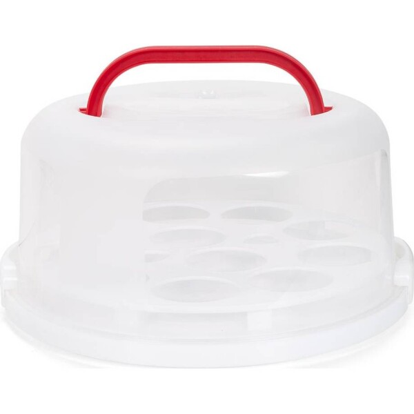 Plastový box kruhový na tortu a cupcaky 30cm - Patisse - Patisse