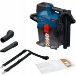BOSCH GAS 18V-6LS Professional modrá/čierna / Aku vysávač / 18V / Prachová trieda L / bez batérie a nabíjačky (06019K2100)