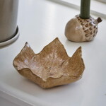 Ib Laursen Keramická miska Shaped Leaf Large