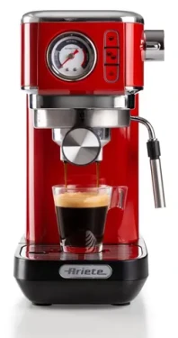 Ariete Espresso Machine červená / Pákový kávovar / 1300 W / nerezová oceľ (00M138133AR0)