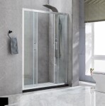 OLSEN SPA - Sprchové dvere VILAR - FARBA rámu - Hliník leštený, Rozmer A - 180, Rozmer C - 190, Smer zatvárania - Univerzálne Ľavé / Pravé, Výplň - Číre bezpečnostné sklo - 6 mm OLBENW102918CC