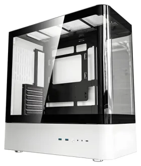 DarkFlash HM1 čierna/biela / Počítačová skriňa / Midi Tower / ATX, M-ATX, ITX / Tvrdené sklo (HM1 ATX (NoF))