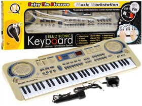 Mamido Mamido Detský keyboard s mikrofónom nahrávaním USB MP3