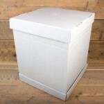 Dortová krabica na dvojposchodový/dvojposchodový tortový box pevná 52x52x70 cm - FunCakes - FunCakes