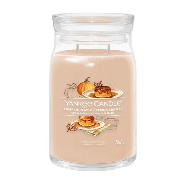 Yankee Candle Signature Pumpkin Maple Creme Caramel veľký pohár 567g / doba horenia až: 90h (5038581154077)