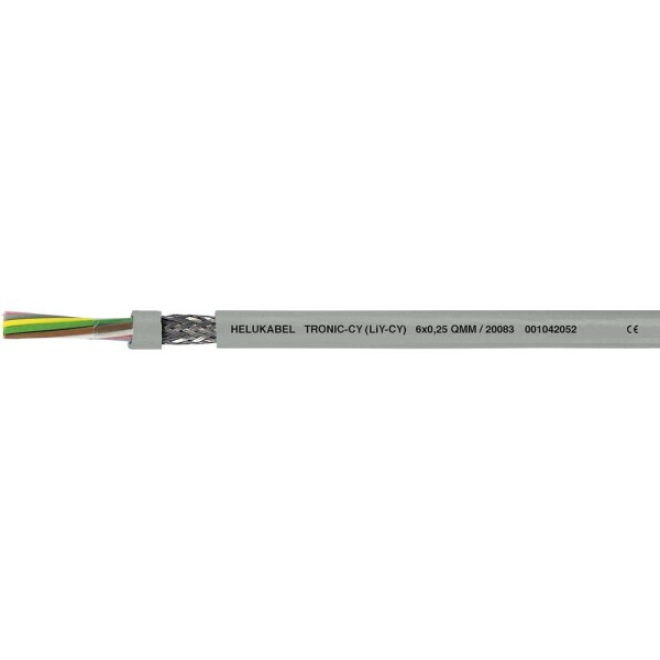HELU 16032-1000 dátový kábel LiYCY 8 x 0.75 mm² sivá 1000 m; 16032-1000