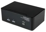 StarTech 2-portový Dual DVI USB KVM prepínač čierna / KVM prepínač / USB / 2048×1536 px / 1 užívateľ (SV231DD2DUA)