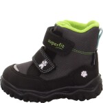 Detské zimné topánky HUSKY1 Black/Light Green Superfit 1-006047-0020 - 27