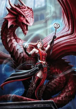 Trefl - Puzzle - Premium PLUS Fantasy Collection: Šarlátový mág