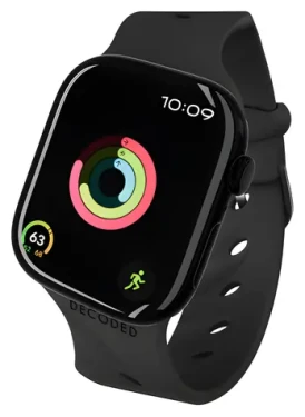 Decoded Ares Splice Strap čierna / Remienok / Apple Watch 40/42 mm / silikónový (D26AWS42ABS2BK)