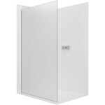 CERANO - Sprchová zástena Walk-in Crystal Ľ/P - 8 mm - bezvzperový systém - chróm, mliečne sklo- 60x200 CER-8050BD6715