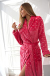 L&L 2552 Cora Long S-2XL dámsky župan malina XXL