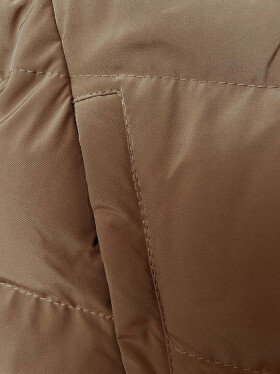 Hnedá zimná bunda s kapucňou (2M-023) odstíny hnědé XL (42)