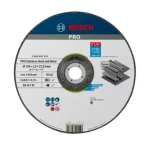 BOSCH 2608601514 / Rezací kotúč na nerezovú oceľ / Priemer 230 x 22.23 mm / Šírka rezu 1.9 mm (2608601514)
