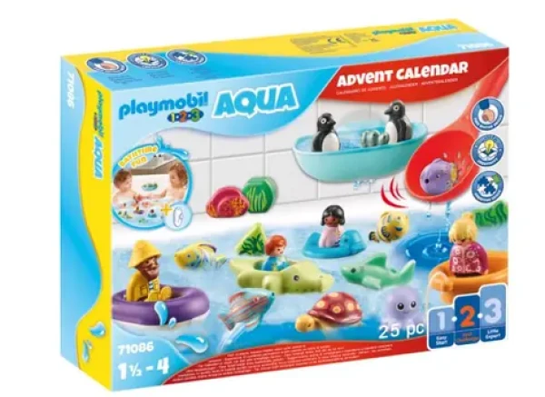 Playmobil® 1.2.3 71086 AQUA: Adventný kalendár Zábava vo vode