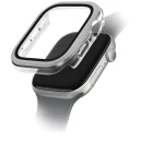 UNIQ Voute strieborná / Puzdro s tvrdeným sklom / Apple Watch 10 46mm (UNIQ-46MM-VOUSIL)