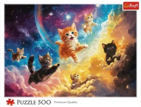 Trefl Puzzle Vesmírne mačky