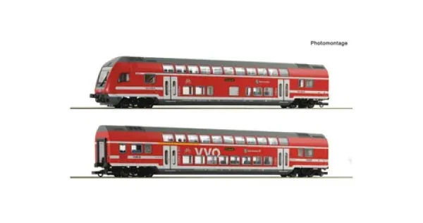 Roco 2dielna sada: Poschodový automobil DB AG, digitálny - 6200066