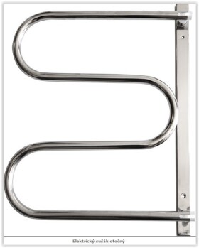 OLSEN SPA - Elektrický sušiak otočný - Rozmery sušiakov - ES 2 - 35 × 565 × 475 mm, nerez, 30 W OLBES2ON