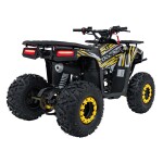 Mamido Detská benzínová štvorkolka RamiGO DISCOVERER 125CC čierno-žltá